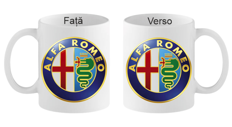 Cana personalizata Alfa Romeo