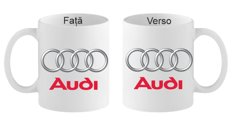 Cana personalizata Audi
