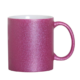 Cana personalizata glitter roz