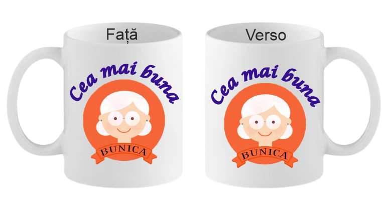 Cana personalizata Cea mai buna bunica