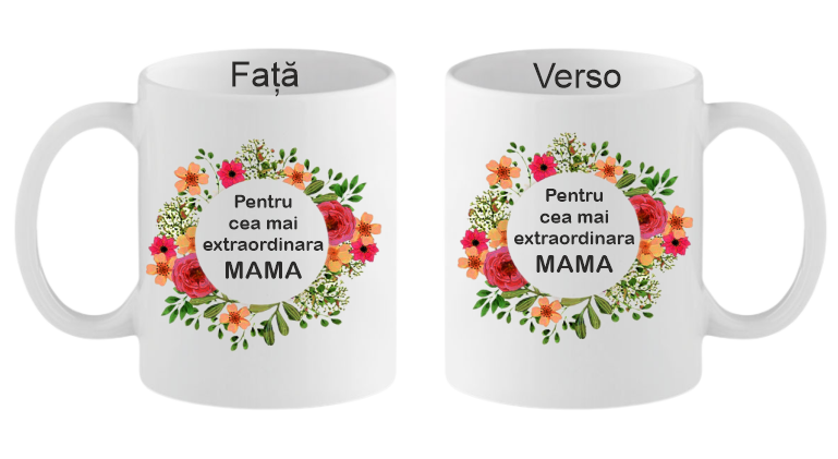Cana personalizata Cea mai extraordinara mama