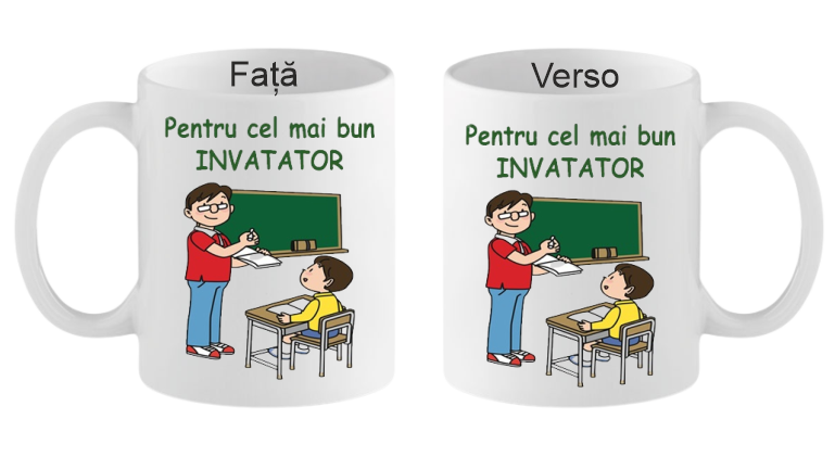 Cel mai bun invatator Cana personalizata Cel mai bun invatator - imagine 1
