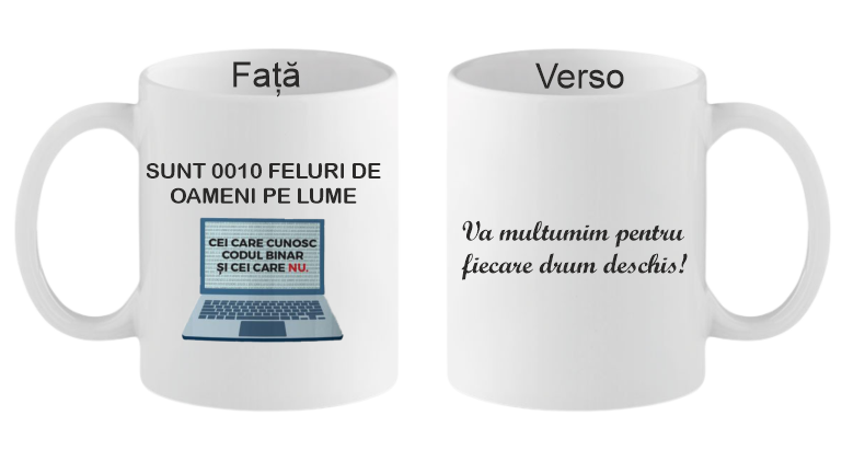 Profesor de informatica Cana personalizata Profesor de informatica - imagine 1