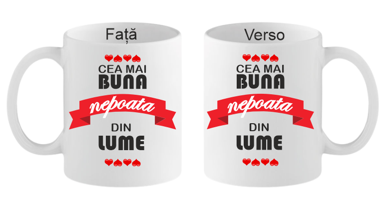 Cana personalizata Cea mai buna nepoata