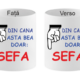 Cana personalizata Din cana asta bea doar sefa