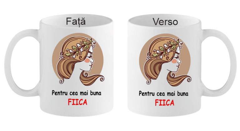 Cana personalizata Cea mai buna fiica