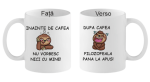 Cana personalizata Inainte de cafea si dupa cafea