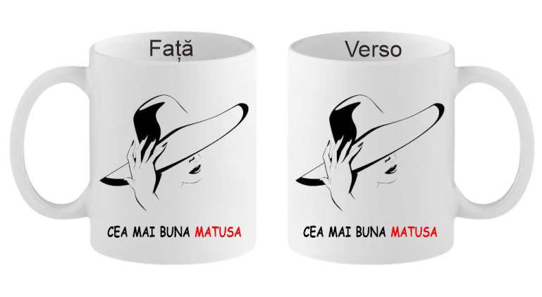 Cana personalizata Cea mai buna matusa