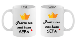 Cana personalizata Cea mai buna sefa