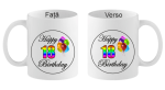 Cana personalizata Happy Birthday 18 ani