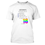 Tricou personalizat Adeverinta 18 ani - fata