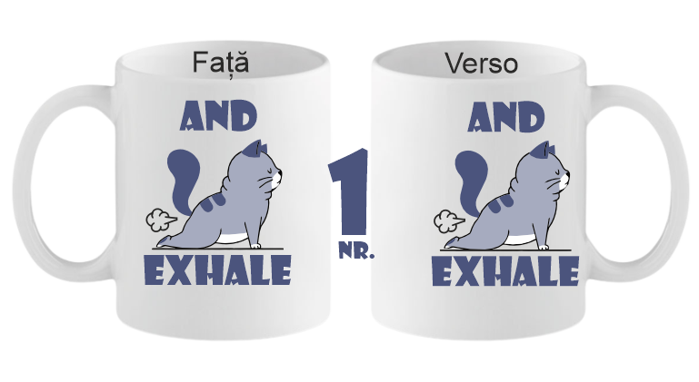 And Exhale Cana personalizata And Exhale - imagine 1