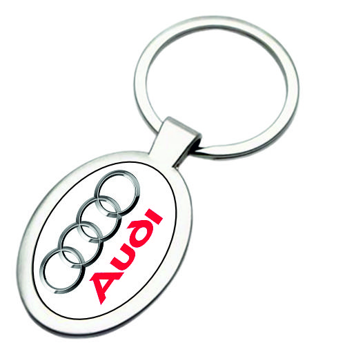 Audi Breloc metalic oval Audi - imagine 1