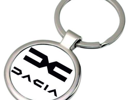 Breloc metalic rotund Dacia
