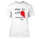 Tricou personalizat Doar tu esti jumatatea mea (stanga)