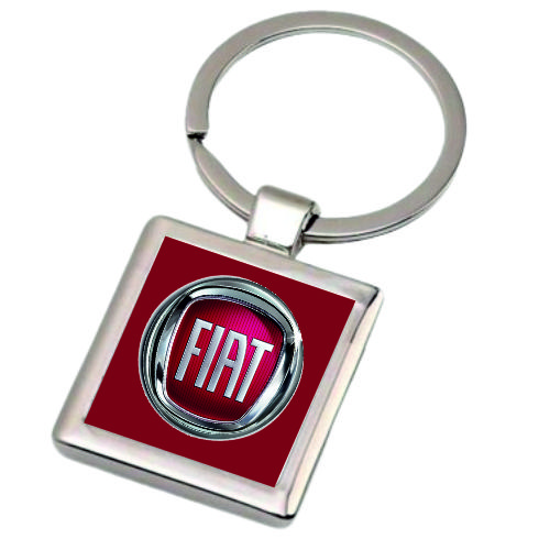 Fiat Breloc metalic patrat Fiat - imagine 1