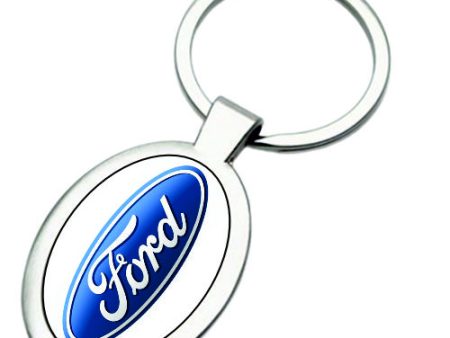 Breloc metalic oval Ford