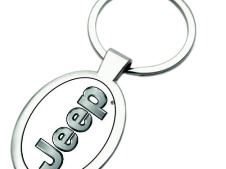 Breloc metalic oval Jeep