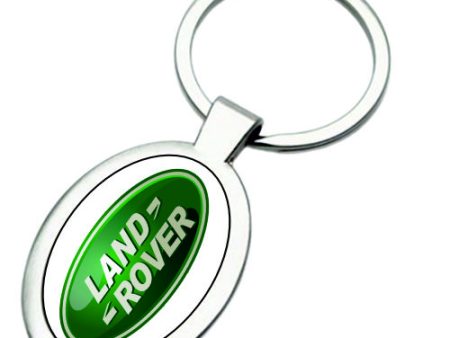 Breloc metalic oval Land Rover