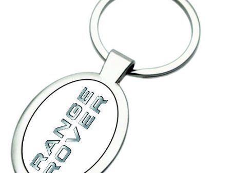 Breloc metalic oval Range Rover