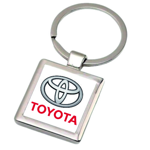 Breloc metalic patrat Toyota