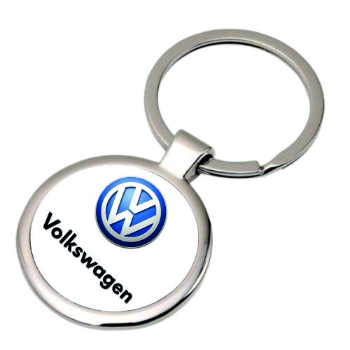 VW1 Breloc metalic rotund Volkswagen - imagine 1