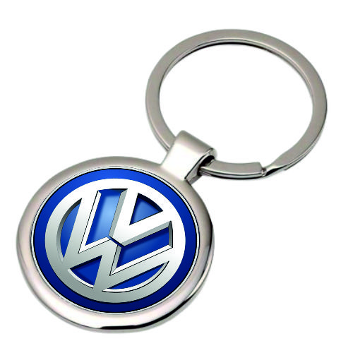 Vw2 Breloc metalic rotund Volkswagen - imagine 1