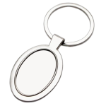 Breloc metalic oval