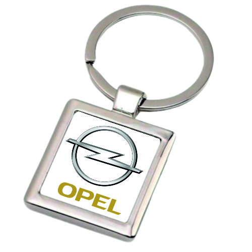 opel 2 Breloc metalic patrat Opel - imagine 1