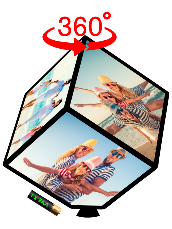 cub foto rotativ personalizat 6 poze